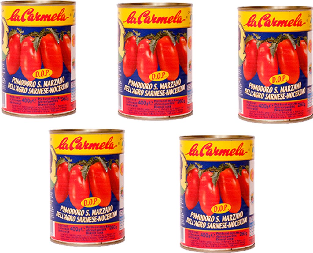 Pomodoro San Marzano 400g geschälte Tomaten - La Carmela x5 Stück