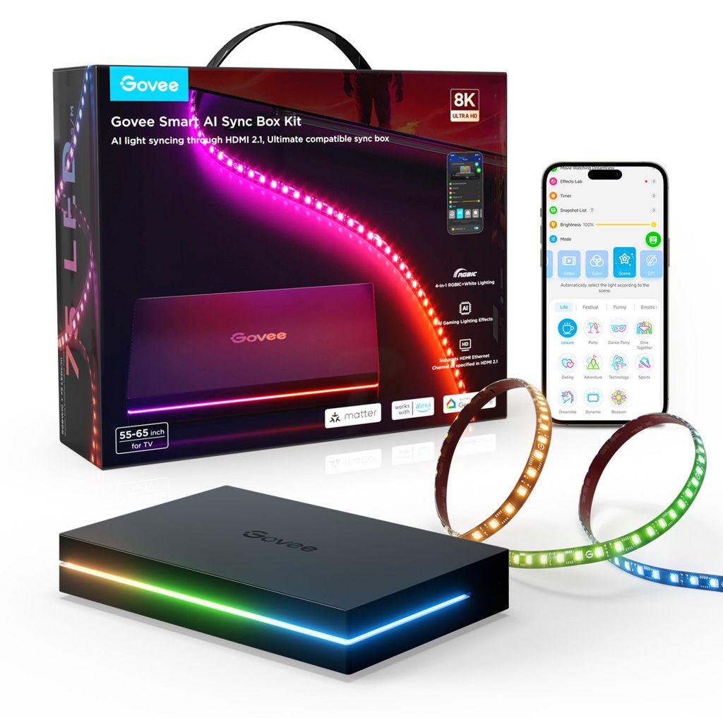 Govee H8604, Inteligentne światło paska, Wi-Fi/Bluetooth, Zdjęcie produktu 