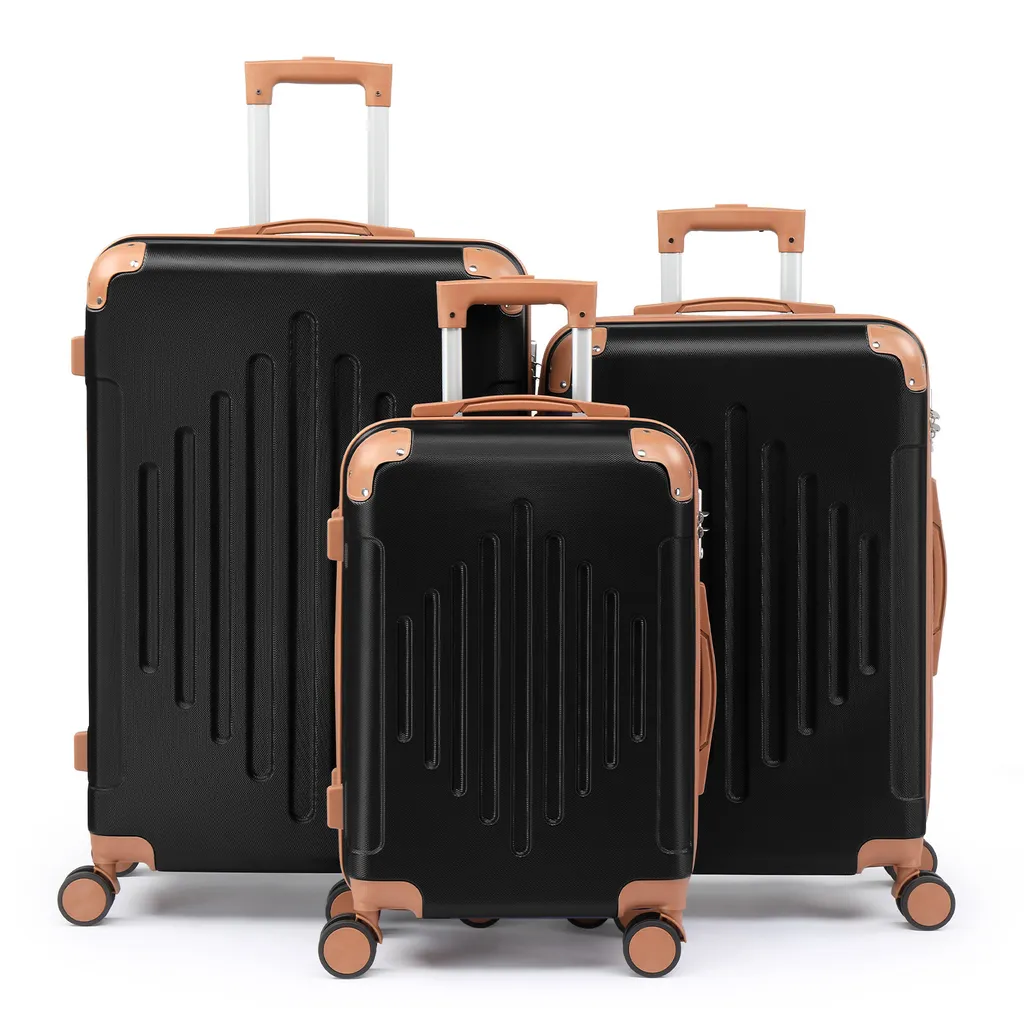 Set Trolley FCH 3 Pezzi ABS - Valigie Rigide Professionali Ruote 360°