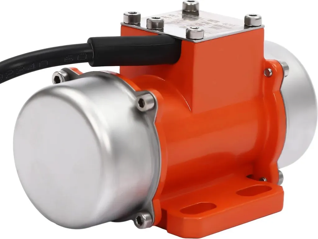 Motore Vibrante 12V 40W HY-M0.4 Brushless | Vibratore Industriale Argento