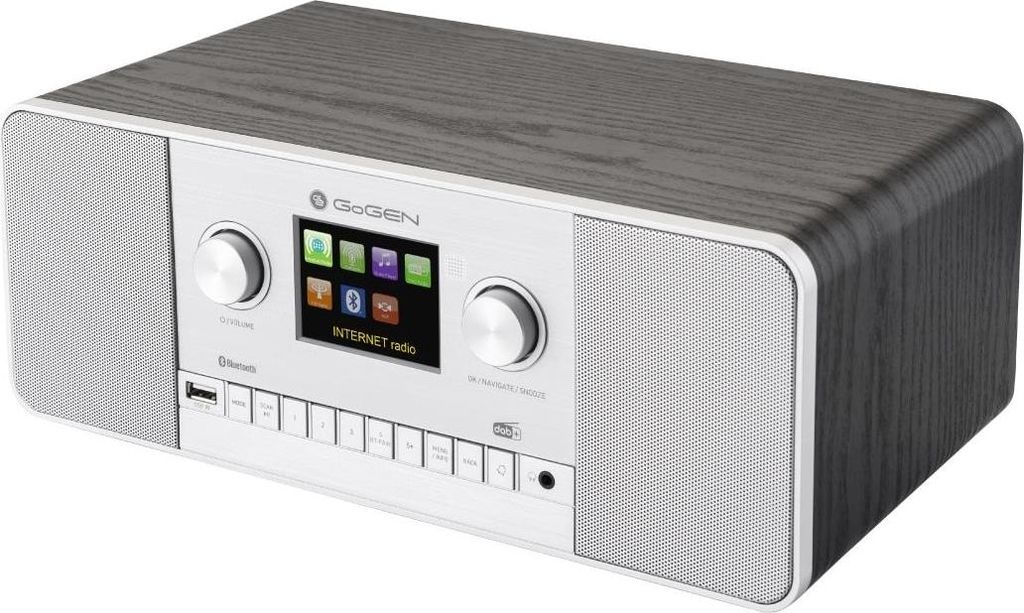 Radio IR 257 DAB+ Bluetooth Internetradio FM Wi-Fi USB Display Uhr Wecker