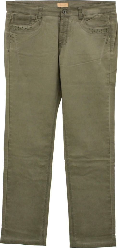 27469 S. Oliver, Curvy Fit, Damen Jeans Hose, Popelinestretch, grey, D 42 W 32 L 32