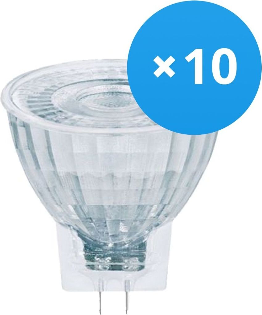 Mehrfachpackung 10x Ledvance Performance LED-Spot Reflektor GU4 MR11 4.2W 345lm 36D - 840 Kaltweiß | Ersatz für 35W