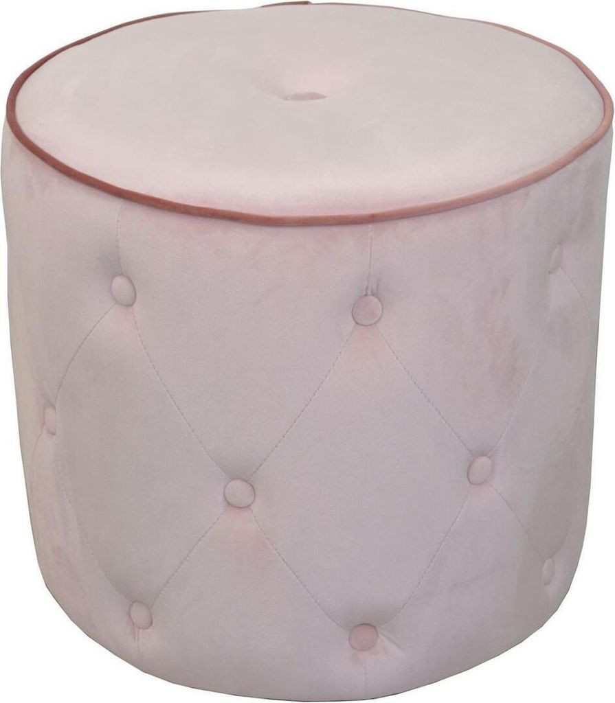 Hocker Sitzhocker Sitzpouf Pouf Fußhocker in Rose Produktbild 