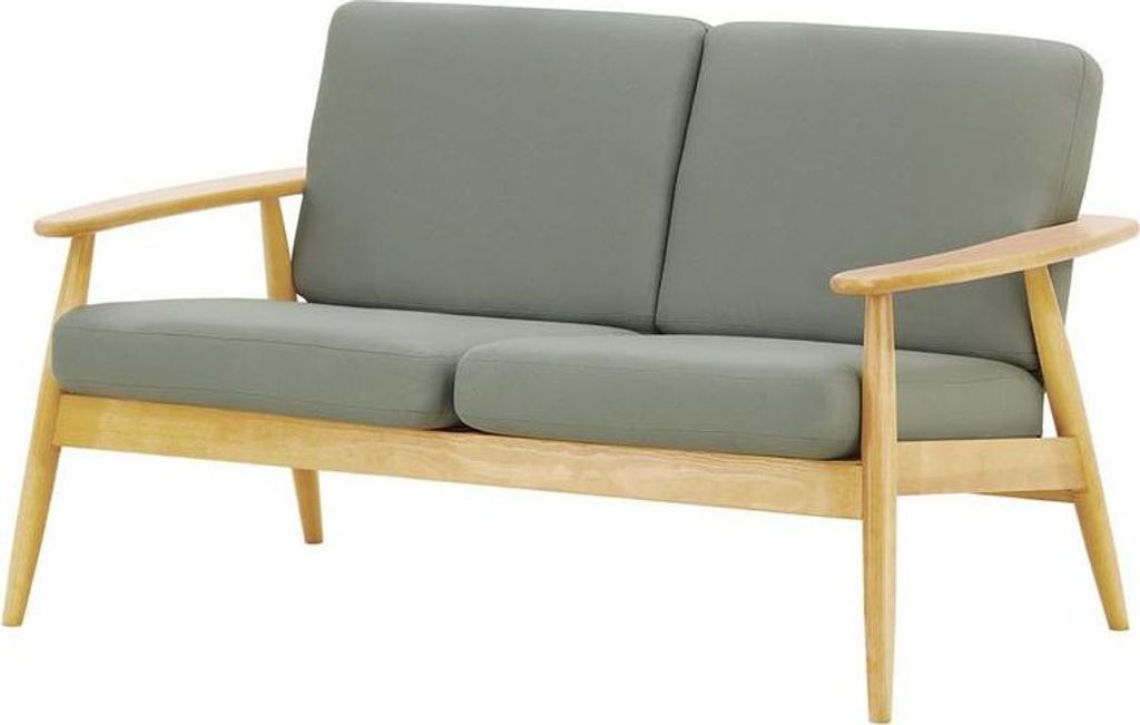 Zweisitzer Gartensofa Demure Aqua-Kanaria 7027-8001 like oak