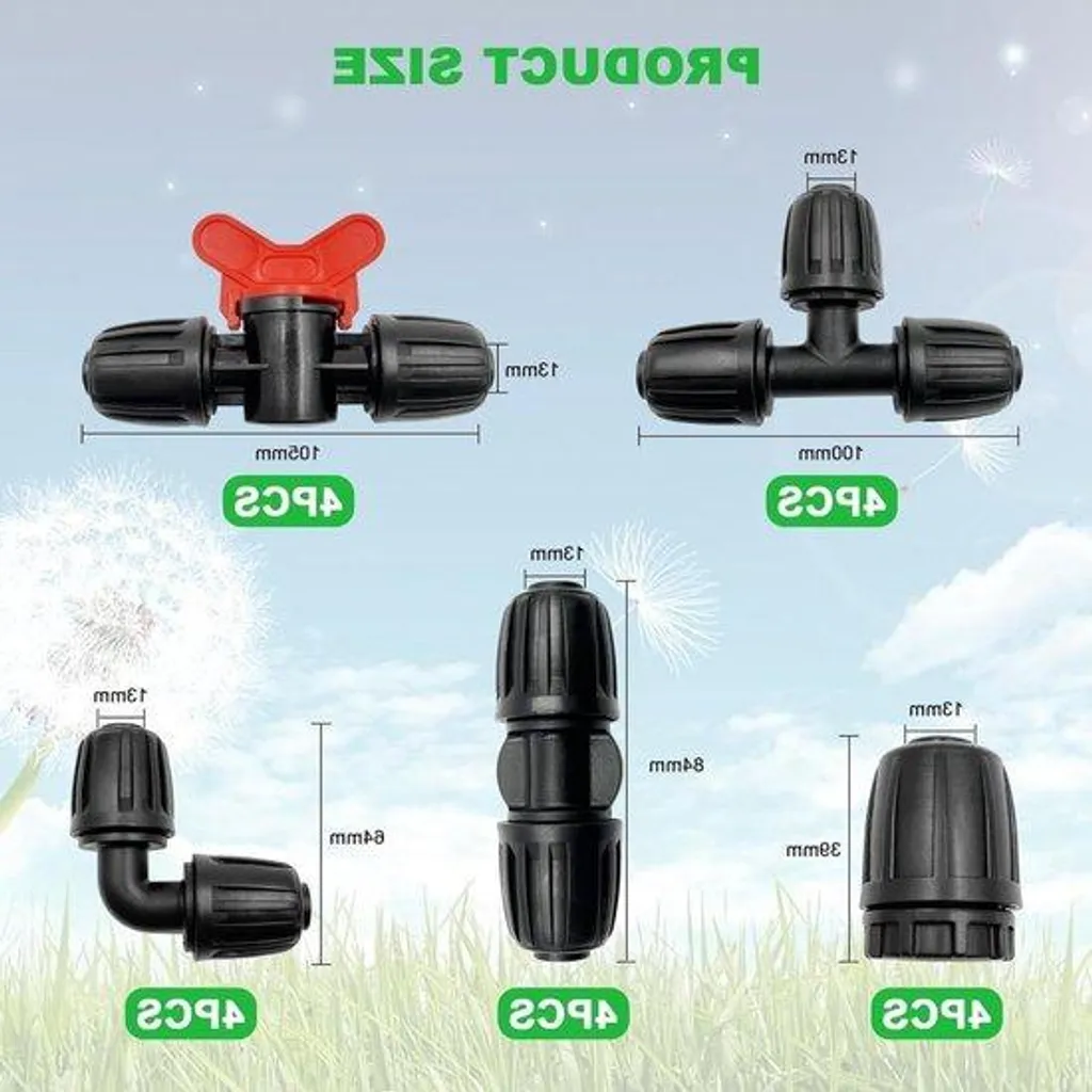 Réparez vos fuites d'arrosage avec ce kit de 20 raccords 1/2 pouce pro