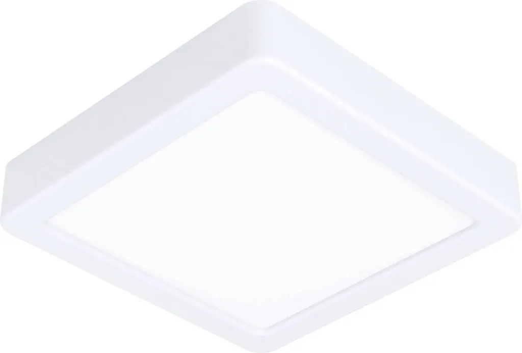 Eglo Fueva 5 Plafoniera LED Quadrata 16x16 Bianco Caldo 3000K 11W