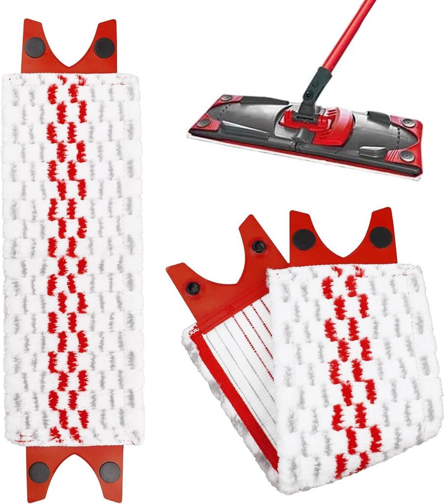 2 Stück Bodenwischer Ersatzbezug für Vileda Ultramax 2in 1 den Bodenwischer, Wischbezug für Vileda Ultramax 2in 1