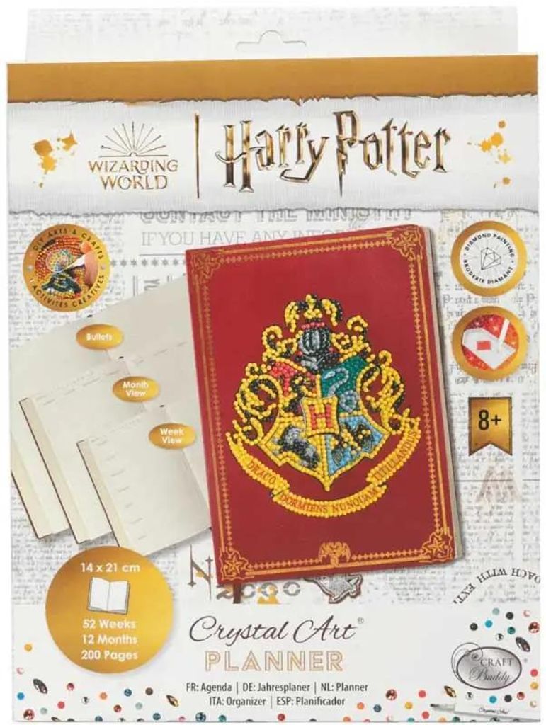 Craft Buddy Tagebuch Spielzeug - Hogwarts Crest Crystal Art Notizbuch