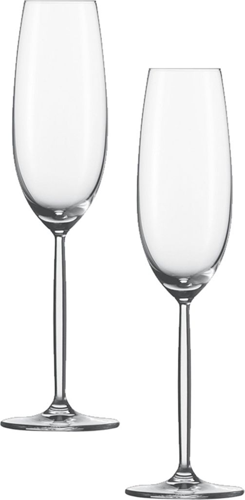 Schott Zwiesel 6 Stück a 2 KAR SEKTKELCH DIVA-GK 7 104594 + Geschenk