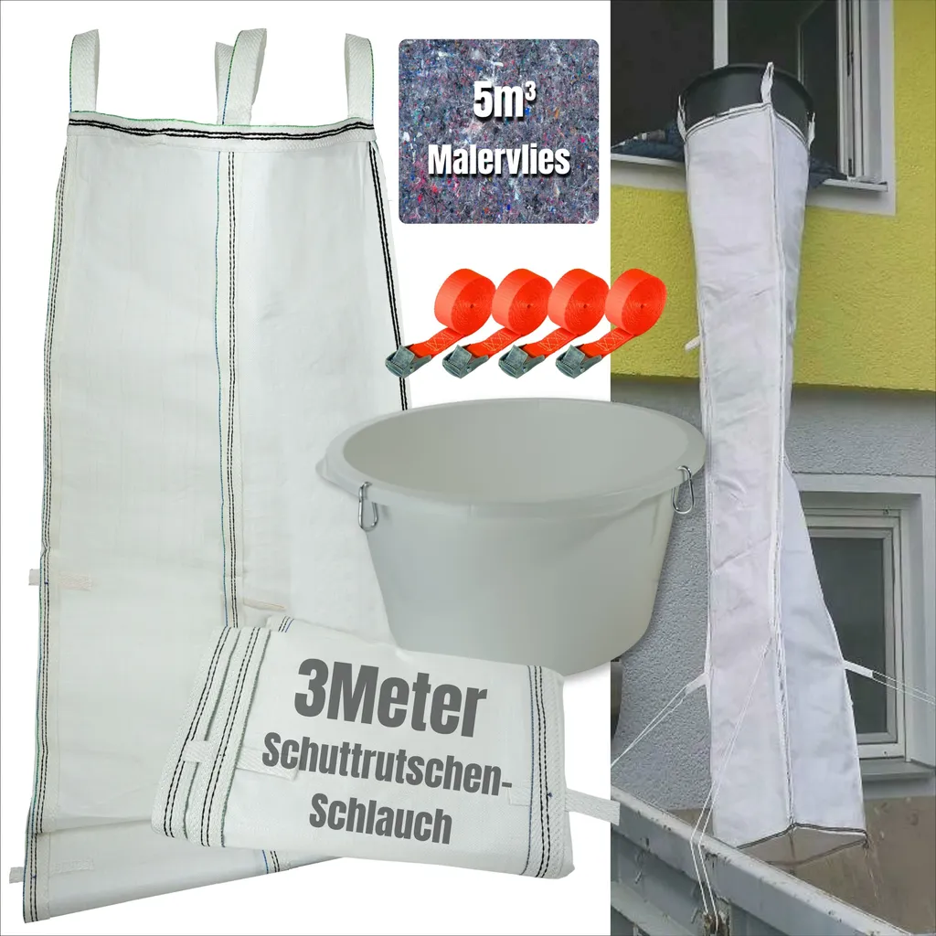 Scivolo per Detriti 3m: Il Segreto dei Veri Muratori - Kit Completo