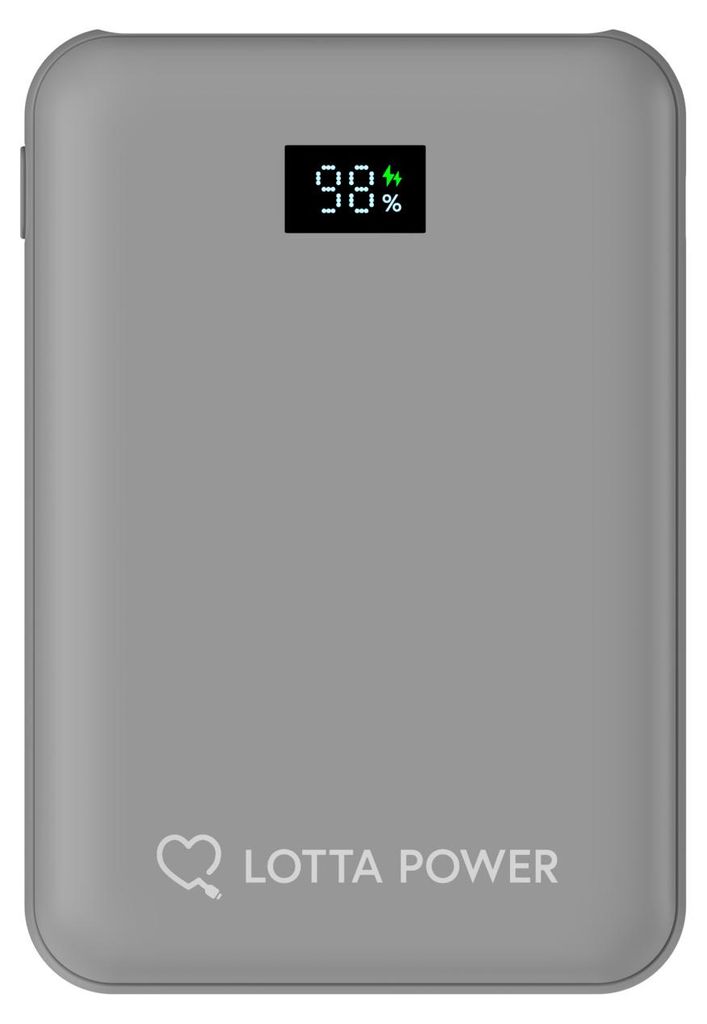 Lotta Power Mini 10.000 mAh 20W Schnellladen LED-Display Produktbild 