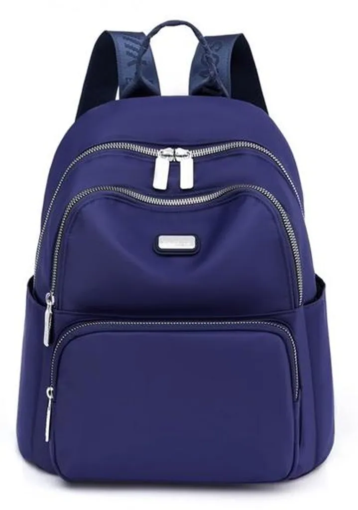 Sac à dos femme bleu saphir pour la ville et les loisirs, léger et étanche