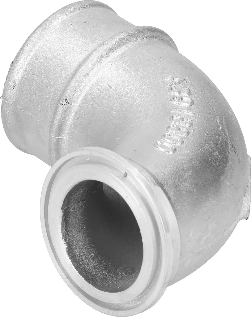 Tube turbo 90° en aluminium avec siège de serrage pour Cummins 4BT