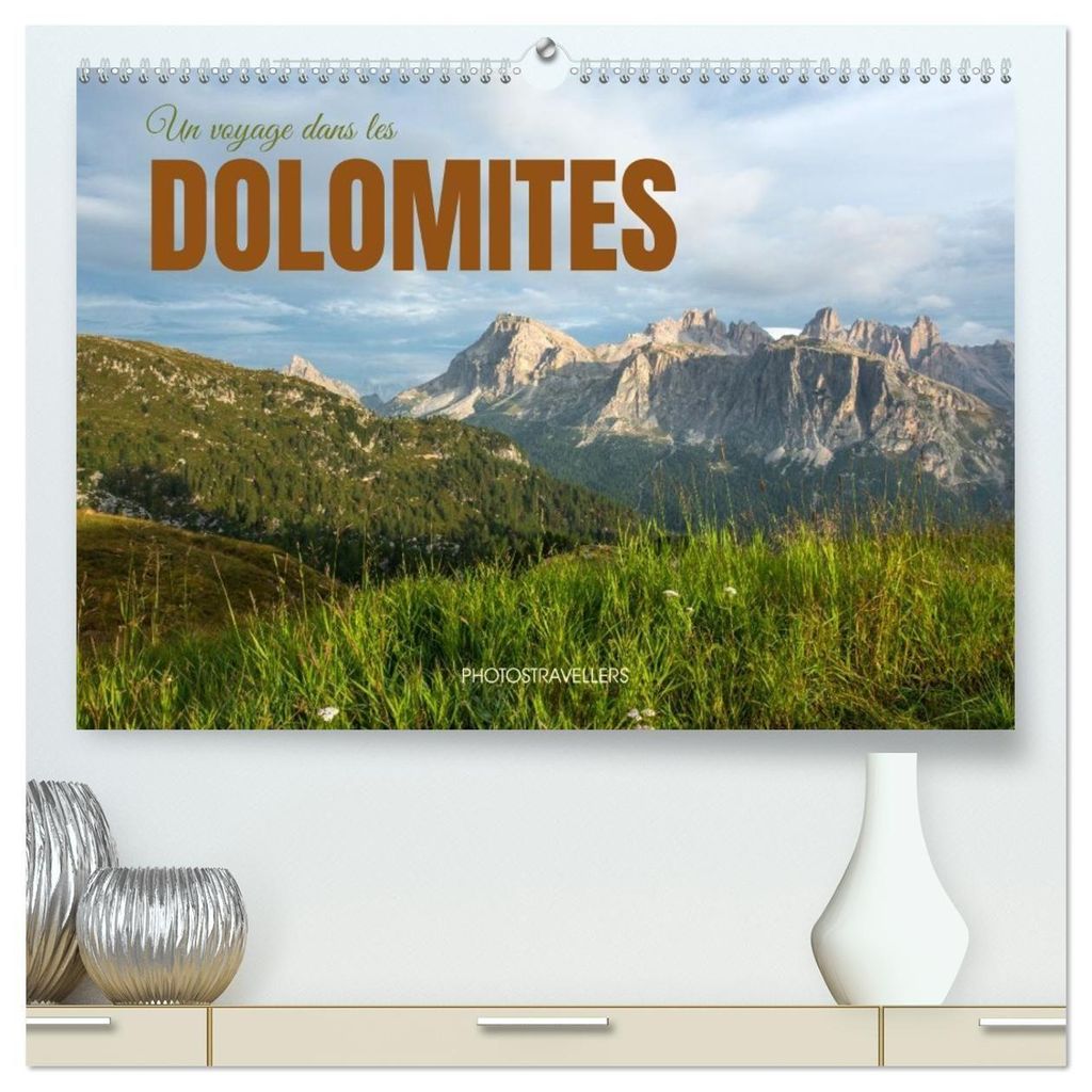 Un voyage dans les Dolomites (Calendrier mural 2027 DIN A2 vertical) calendrier de bureau