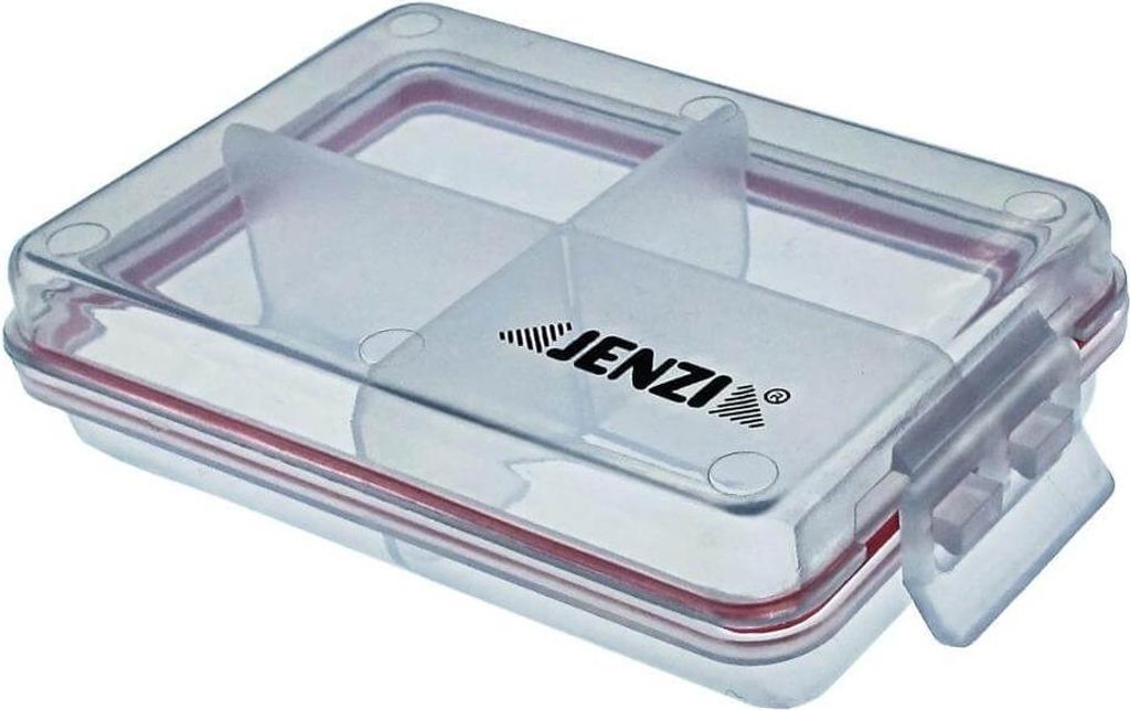 Jenzi Kunststoffbox Transparent mit Deckel 10,5x7x2,5cm