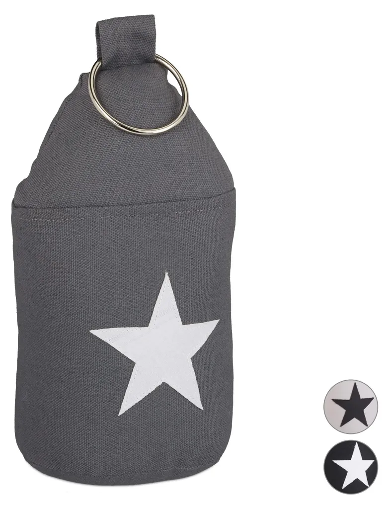 Arrêt de porte décoratif pour sols fragiles avec poignée pratique