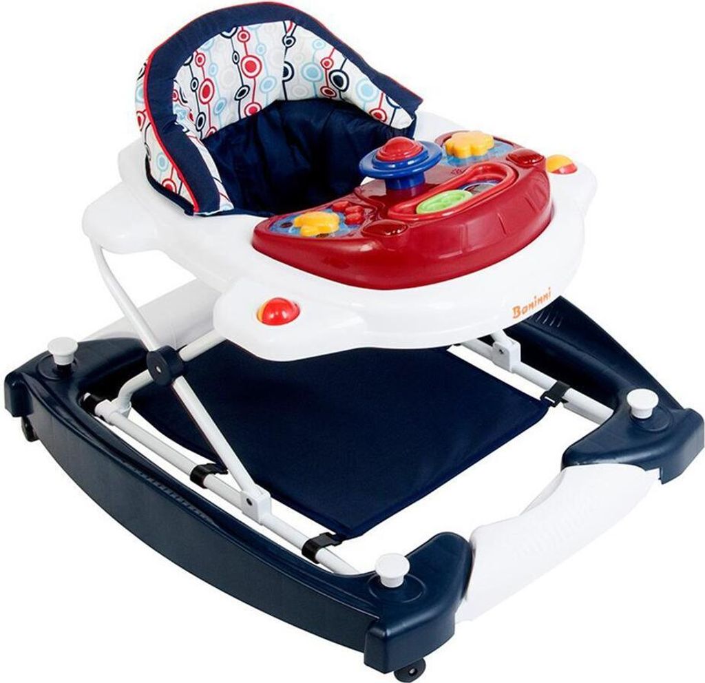 Baninni 2-in-1 Lauflernhilfe Classic Rot und Dunkelblau BNBW002-RRD