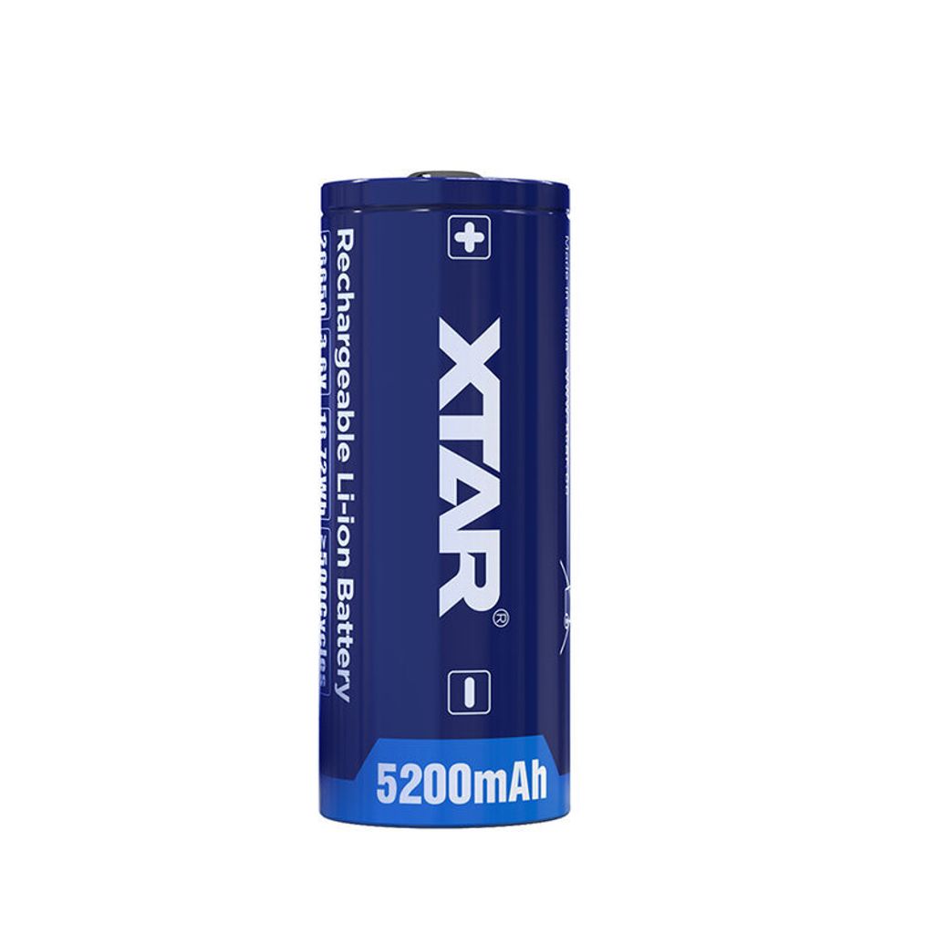 XTAR 26650 Li-Ion batéria 3,6V 5200mAh (chránená) - 7A Obrázok produktu 