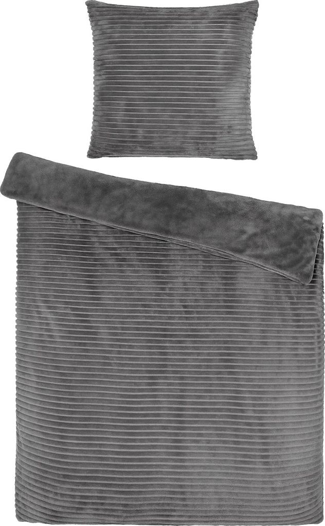 Heimtexland Winter Bettwäsche Cord kuschelig weich und warm Produktbild 
