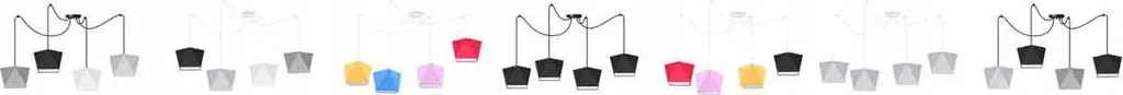 Lustre suspension araignée style loft rétro pour ampoules E27 - 14