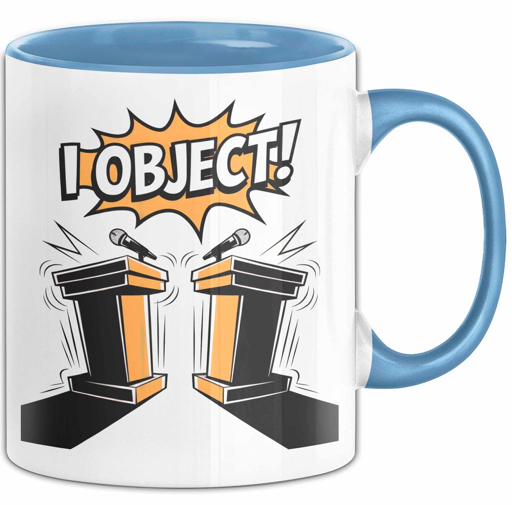 Debattierer Tasse Geschenk Lustige Geschenkidee Spruch Für Argument Profis (Blau)