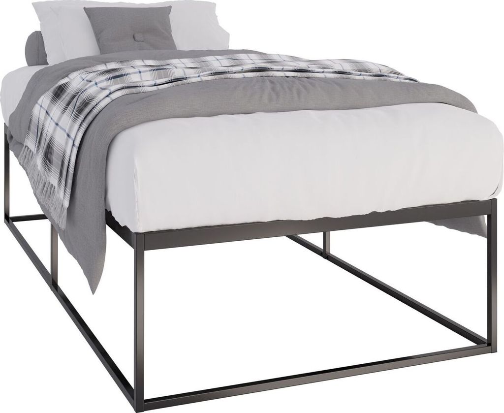 Metallbett Scala 200x100x46 cm schwarz