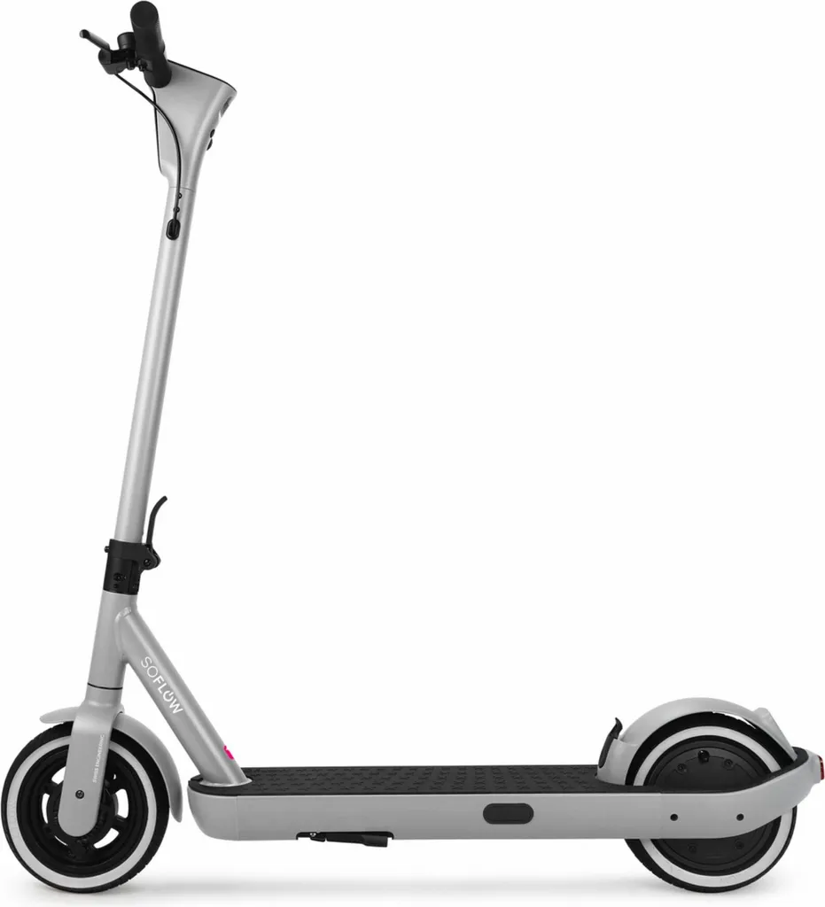 E-Scooter SoFlow SO ONE Idéal Trajets Urbains Gris Argent Homologué Route - 2