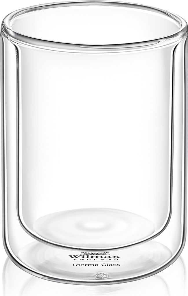 Wilmax Doppelwandiges Glas 200 ml Transparent WL-888782/A Produktbild 