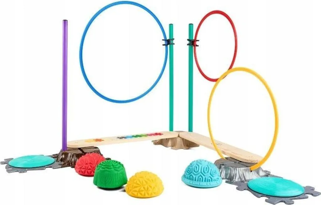 Tapis de puzzle sensoriels MUFFIK pour parcours de motricité enfant