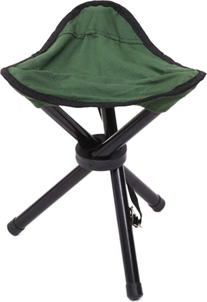 Tragbarer, leichter und zusammenklappbarer Outdoor-Hocker für Picknick, Jagd, Angeln, Camping, Rucksackreisen, Erwachsene, 3-beiniger Dreibeinstuhl