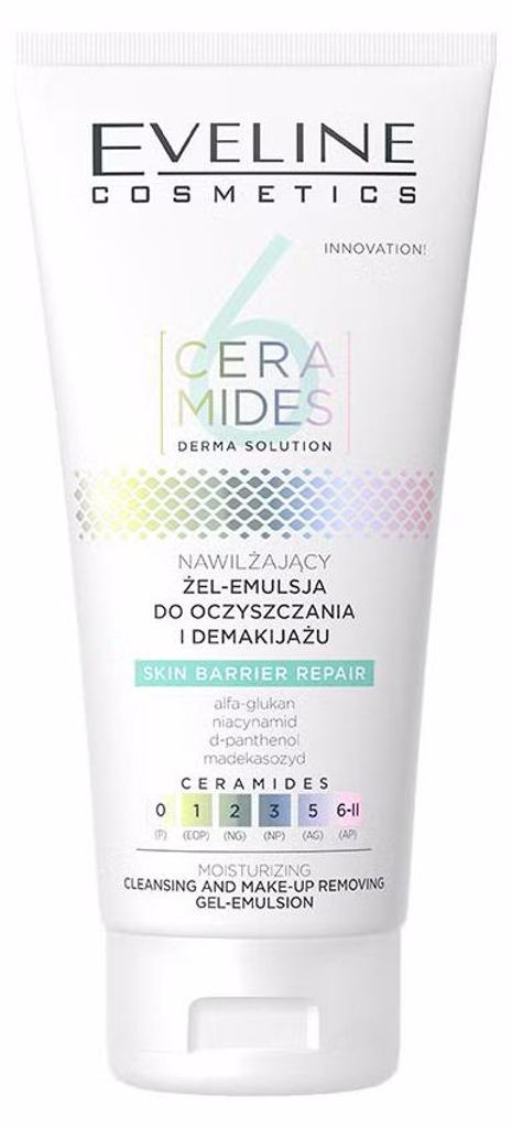 Eveline Cosmetics 6 Ceramides – reinigendes, feuchtigkeitsspendendes Reinigungsgel