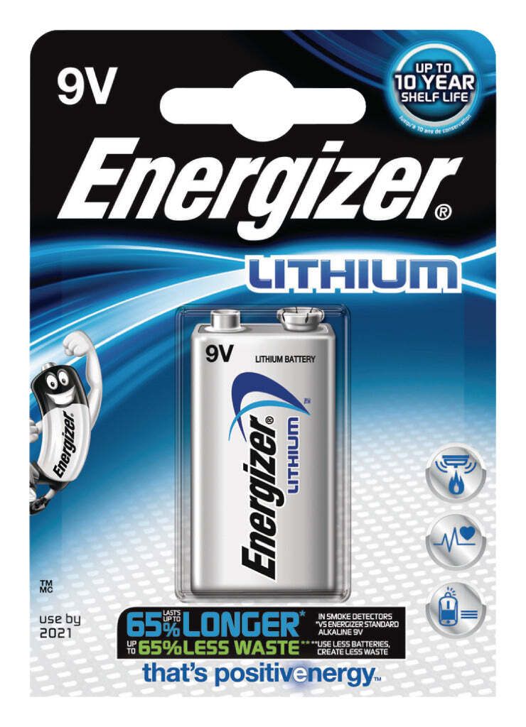 ENERGIZER Ultimate Lithium 9V Block 1 opakowanie blistrowe Zdjęcie produktu 