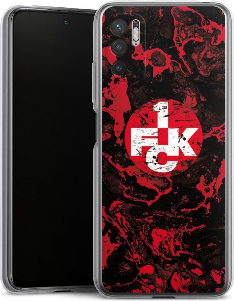 DeinDesign Handyhülle für Xiaomi Redmi Note 10 5G Silikon Hülle Case Smartphone Schutzhülle 1. FC Kaiserslautern 1. FCK Logo