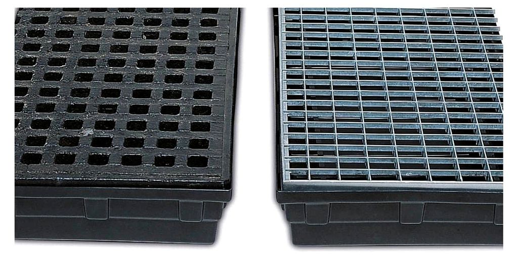 Gitterrost aus verzinktem Stahl, 745 mm x 20 mm x 1170 mm, passend zu 60 Liter Auffangwannen