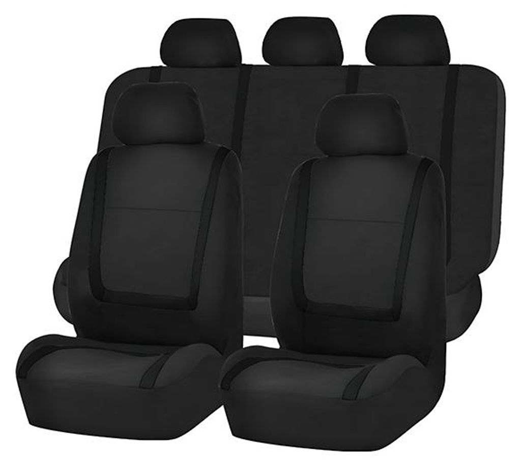 Autositzbezüge – CARFIT Schwarz Produktbild 