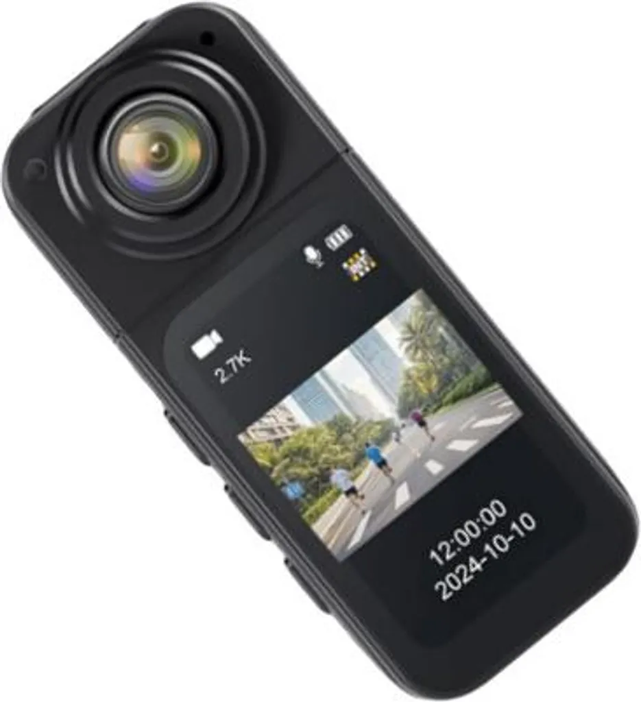 Mini Caméra 2.7K Anti-Vibration pour Vélo avec Carte 64Go Prête à Filmer