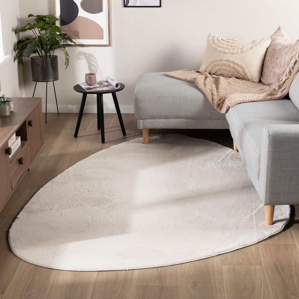 Volero - Tapis à Poils Courts – Cozy Pebble Crème - Image du produit 