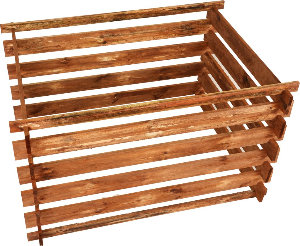 Holzkomposter mit Holz-Stecksystem Komposter Steckkomposter Produktbild 3