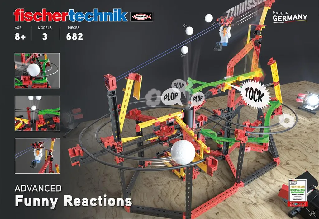 Fischertechnik Profi Funny Reactions 559890 avec Effets en Chaîne Rapides - 4