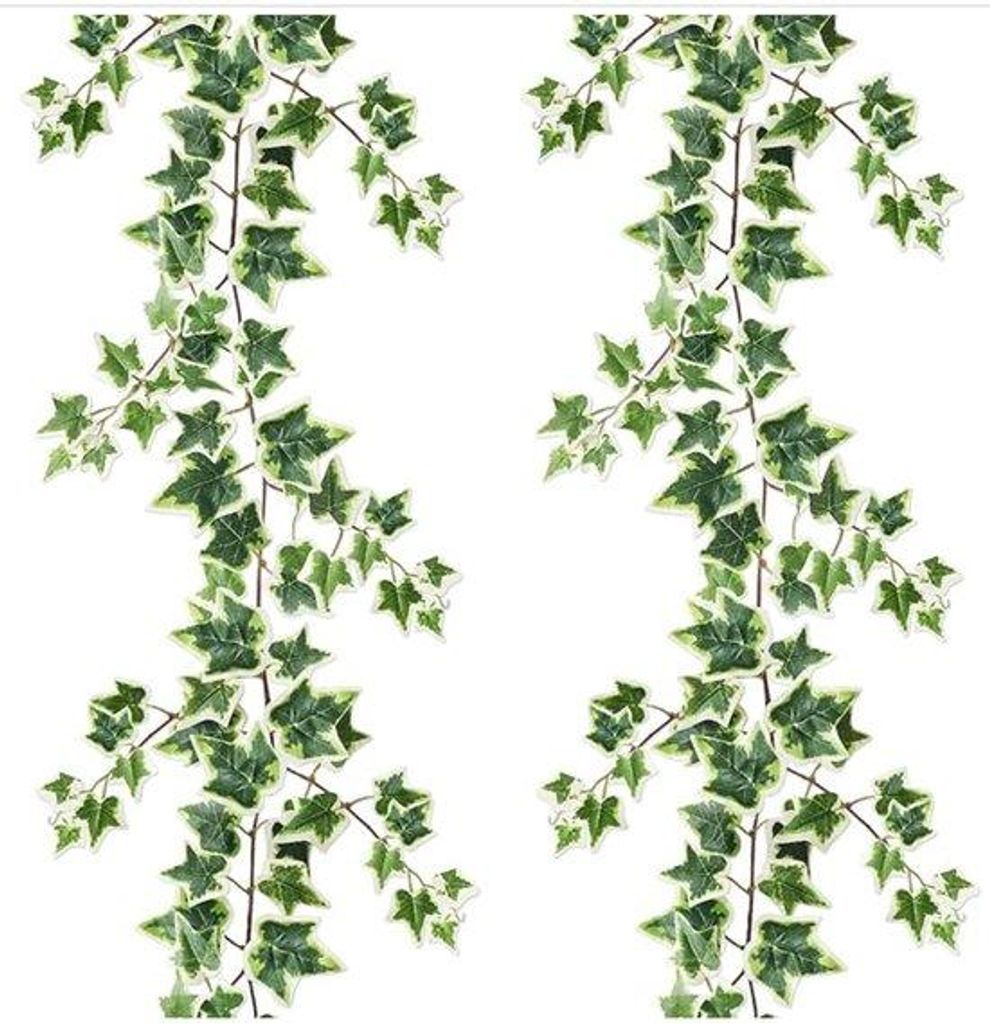 Künstliche Kletterpflanze 195cm weiße Dekoration