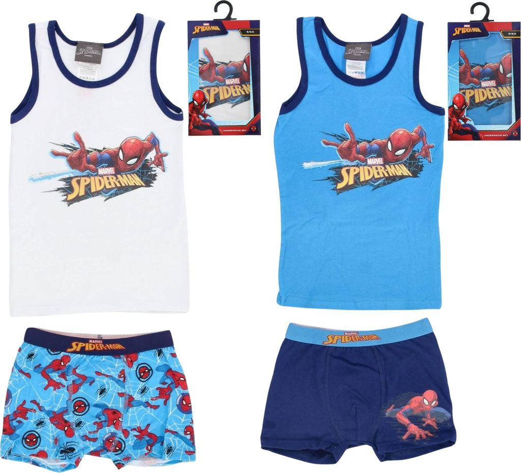 Spiderman Unterwäsche-Set - Größe 98/104