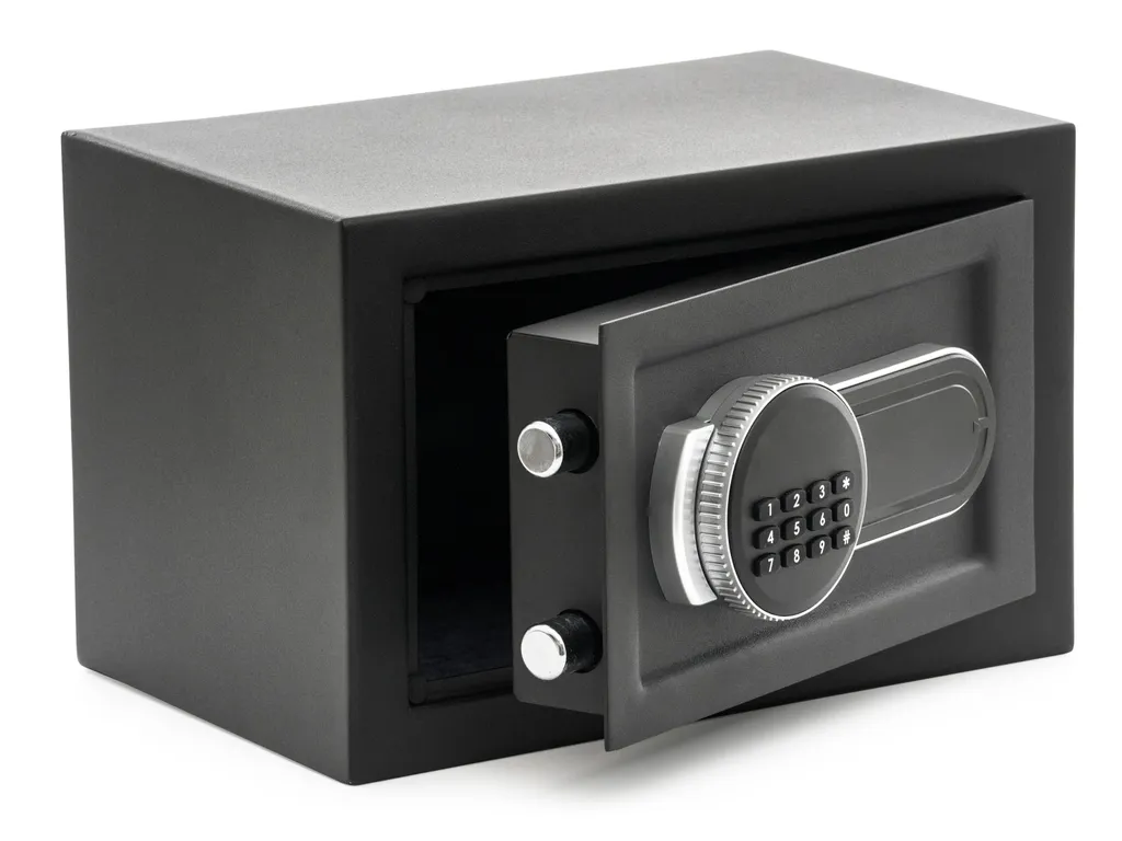 Coffre-fort G21 blindé 31cm avec code programmable et clé de secours