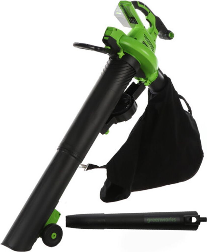 Greenworks GD40BVII Accu Laubbläser/Sauger 40 V - ohne Akku und Ladegerät