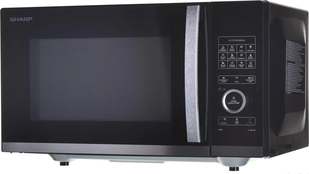 Micro-ondes Sharp 900W et Grill 1000W avec Commande Tactile de 23L