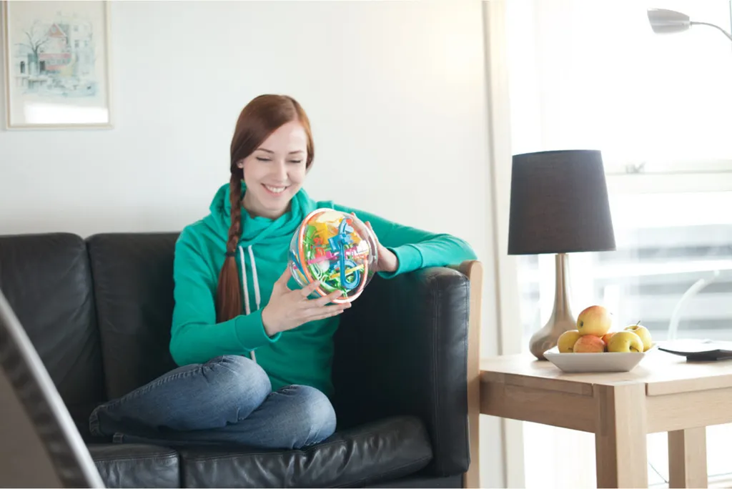 Jeu de labyrinthe à billes 20 cm - Idéal pour concentration et motricité