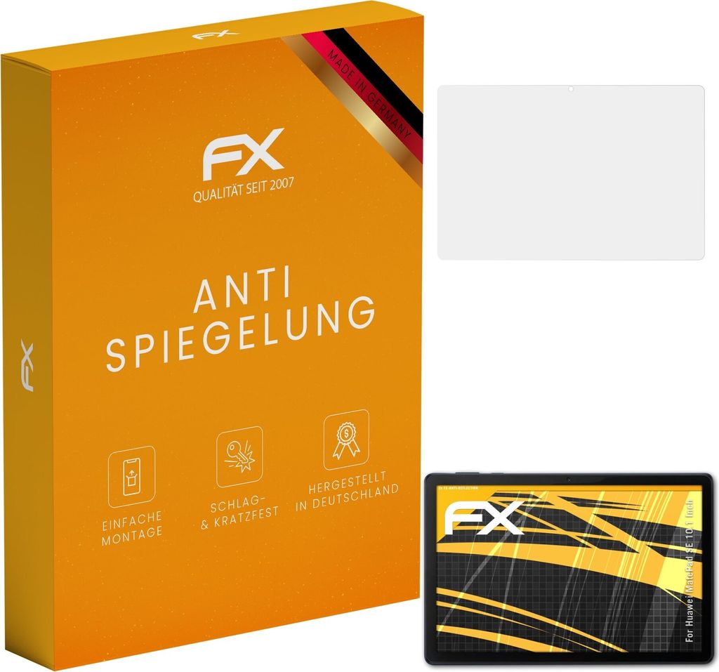 atFoliX FX-Antireflex 2x Schutzfolie kompatibel mit Huawei MatePad SE (10.1 Inch) Displayfolie