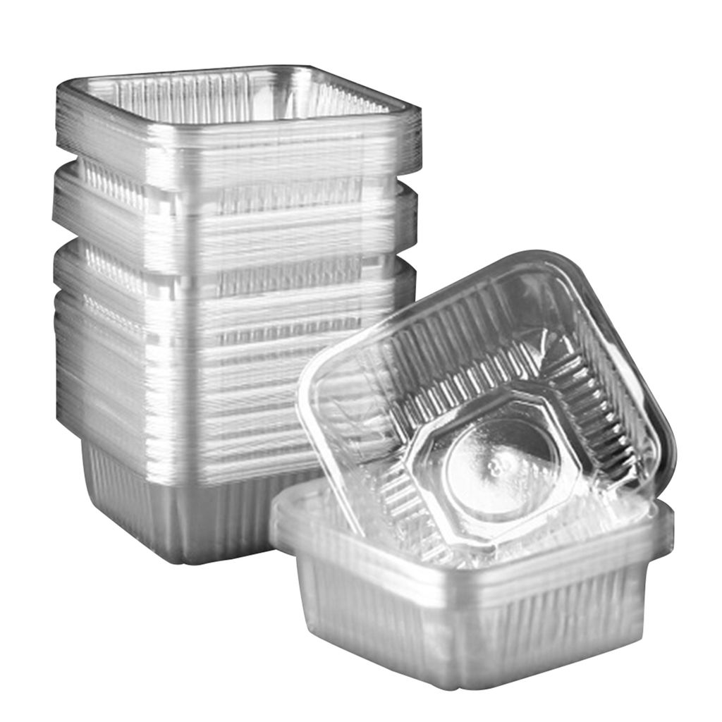 100 stücke verschiedene größen lebensmittelqualität mondkuchen schalen wasserdichte dicke mondkuchen verpackung box behälter halter bäckereib...