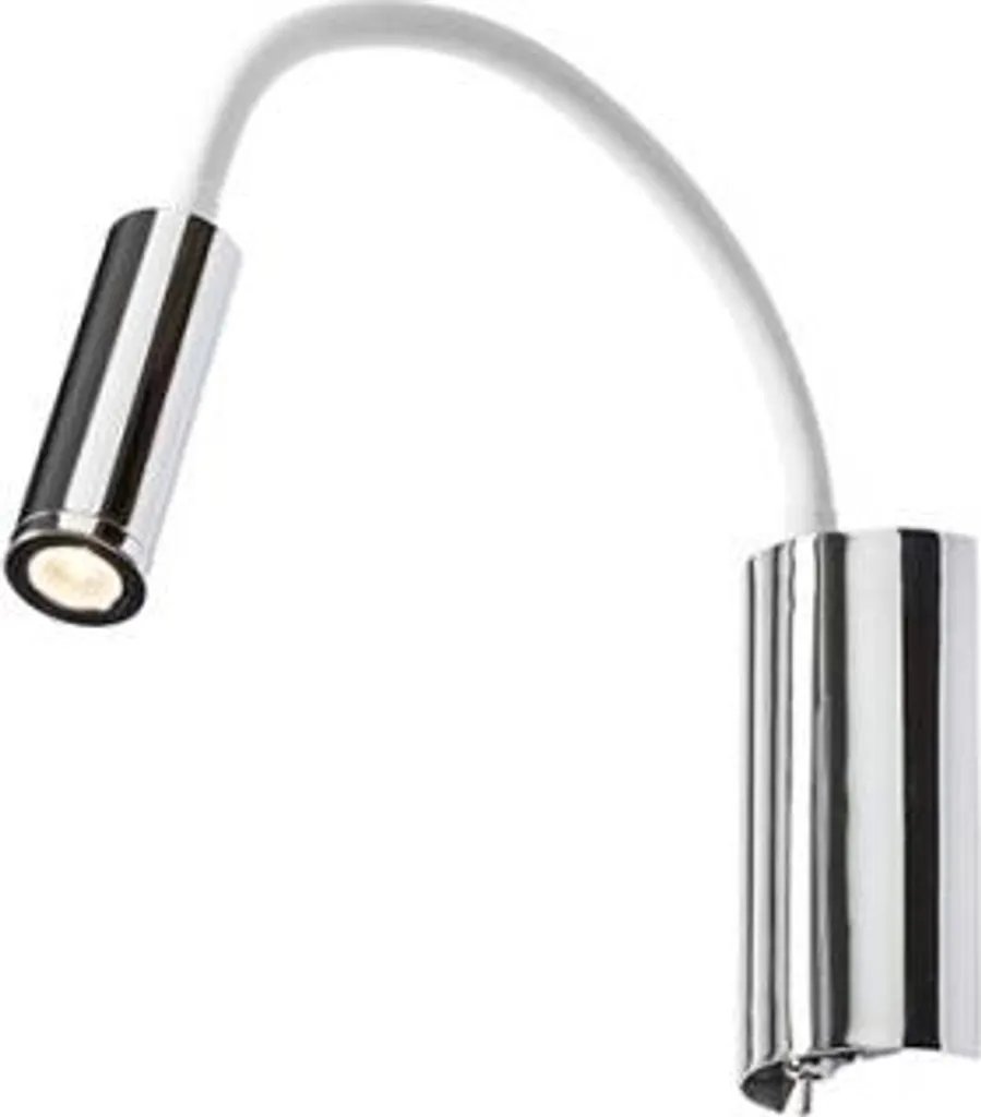 Applique LED SHOW 3W 3000K 230V Bianco Cromo - Alta Qualità