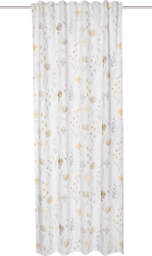 Fertigschal DANICA Polyester/Baumwoll-Mischung, 245x135 cm, Blumen Druck